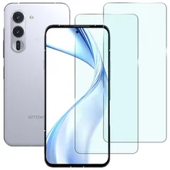 HEFENGKU 対応 Nothing CMF Phone 2 Pro ガラスフィルム【２枚入り】FCNT Arrows Alpha F-51F 用保護フィルムで 耐衝撃性 9H 硬度及び全面的な保護機能を備えています 高透過率 気泡なし ラウンドエッジ加工のサムネイル