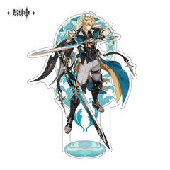 原神・公式　アクリルスタンド（モンド城）ファルカ