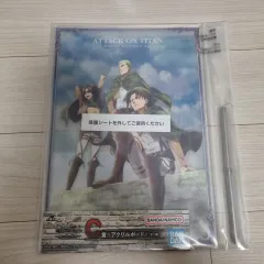 進撃の巨人 一番くじ C賞 アクリルボード 調査兵団幹部組 リヴァイ、ハンジ、エルヴィン