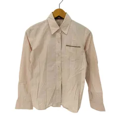 バーバリーロンドン BURBERRY LONDON ホースロゴ ノバチェック長袖コットンシャツ レディース JPN：38 