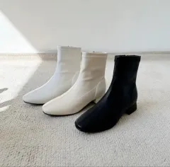アンクルブーツ ブラック