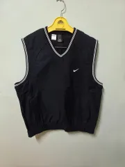 NIKE 00s スウッシュ ゴルフ ナイロン ウォームアップ ベスト(100)