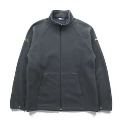 Polo Ralph Lauren 90年代 フルジップ フリースジャケット M グレー スタンドカラー カンガルーポケット