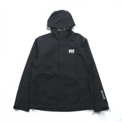 HELLY HANSEN 防水 レインジャケット マウンテンパーカー L ブラック ドローコード SEVEN J Rain Jacket HELLY TECH NB4 62047