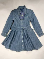 ポロ ラルフ ローレン デニム ONE PIECE 3T (新品)