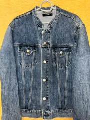 ALOM カラーレス インディゴ デニム ジャケット M