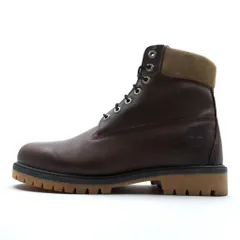 Timberland 6インチ プレミアム ブーツ レースアップブーツ 27.5cm ダークブラウン ReBOTL 防水 A9898