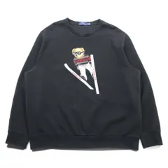 Polo Ralph Lauren ポロベア 刺繍 クルーネック スウェット トレーナー 2XL ブラック プルオーバー