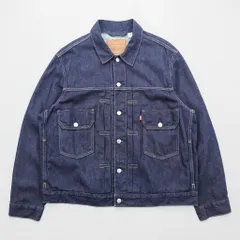 Levi's 2ndタイプ ビッグE デニム トラッカージャケット TYPE II Gジャン L インディゴ タック プリーツ ルーズフィット 濃紺 PREMIUM 56862-0002
