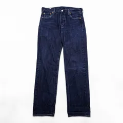 Levi's 501 ビッグE デニムパンツ ジーンズ M インディゴ レザーパッチ ボタンフライ PREMIUM 00501-0101