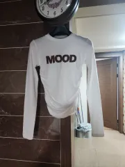 白リブTシャツ