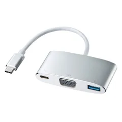 新品 サンワサプライ USB Type C-VGAマルチ変換アダプタプラス AD-ALCMVP01