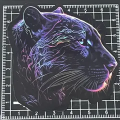 C808　ネオンカラーアニマル防水ステッカー ZEROGRAVITY