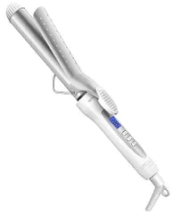 BAYATA コテ 32mm ヘアアイロン カールアイロン 100℃?220℃調節可能 25段階温度調節 プロ仕様 100V-240V海外対応 60分自動オフ ロングパイプ なめらか ロング/ショートヘア ボブ ふわふわカールma 1cb40f54