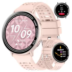 スマートウォッチ【2026年最新傑作 GPS内蔵 超薄型 超軽量】丸型 iPhone対応 アンドロイド対応 スポーツウォッチ Bluetooth5.3通話 1.39インチ大画面 腕時計 100+運動モード 文字盤DIY GPS運動軌跡記録 振 f38ef14f