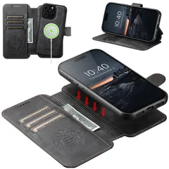 新品 JCGOOD iPhone 14 Pro ケース手帳型 分離式 2 in 1 取り外し可能 MagSafe対応 いphone 14pro ケース手帳カード収納 マグセーフ ワイヤレス充電対応アイフォン14pro ケース スタンド機能財布一体型2wayカー