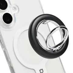 iFace MagSynq Ring Holder スマホリング MagSafe対応 (ローテートタイプ/ブラック)【 マグセーフ マグネット式 リング 360度回転 角度調整可能 スリム スマホスタンド機能 落下防止 iphone アイフェ ca7fbb50