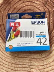 エプソン ICC42 シアン 純正インク 新品 - メルカリ
