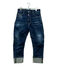 ディースクエアード デニムパンツ ボタンフライ ダメージ加工 21SS Combat Jean S74LB0952 S30342 メンズ SIZE 42 (XS) DSQUARED2