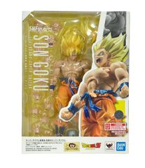 미품 반다이 드래곤 볼 Z SHFiguarts 슈퍼 사이어인 손오공 전설의 슈퍼 사이어인 피규어