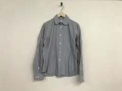 本物アニエスべーオムagnesb.hommeコットン柄長袖シャツメンズサーフアメカジワークミリタリーストリートスケータービジネススーツモードゴルフグレー38M日本製のサムネイル