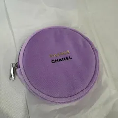 新品未使用 シャネル チャンス ラウンド ポーチ パープル ノベルティ (603-3)