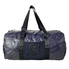美品】CHANEL シャネル スポーツライン ボストンバッグ ブラック