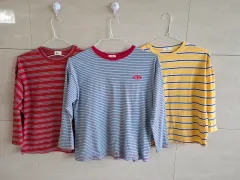 キッズストライプ ロングスリーブ 3種セット 15号