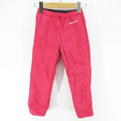 モンベル Montbell #1101491 サーマラップ パンツ アウトドアウェア リバーシブル 中綿 ロング丈 ピンク系 ロゴ 文字 刺繍 裏地