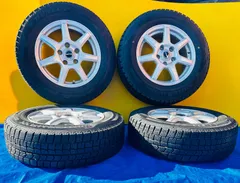 ZT-508] 4本 5穴 PRD アルミホイール 15X6J DUNLOP ダンロップ 雪タイヤ 195/70R15 92Q ★2022★ 溝 7.22ｍｍ