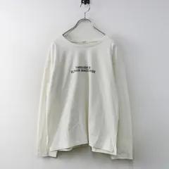 美品 25年 スタジオクリップ studio CLIP ロゴプリント 長袖カットソー M‖オフホワイト トップス プルオーバー Tシャツ【2400014931785】のサムネイル