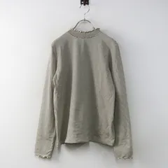 美品 2025年 スタジオクリップ studio CLIP 襟シャーリング ボーダーカットソー M‖ベージュ トップス 長袖【2400014931822】のサムネイル