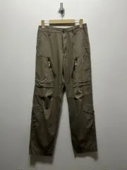 レディース ハウンドトゥース ジーン カーゴ パンツ M