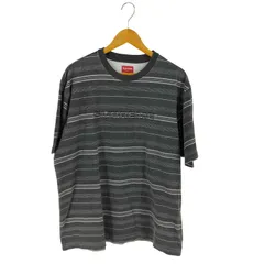 シュプリーム Supreme Dash Stripe S/S Top メンズ  XL