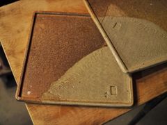 吉見螢石　陶器 角皿 2枚セット 作家もの 吉見螢石 陶器 角皿 2枚セット 作家もの - メルカリ