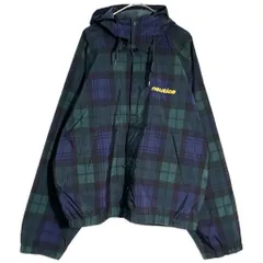 90年代 NAUTICA ノーティカ フーデッドナイロンジャケット ブラックウォッチ(メンズ XL)中古 古着 X9811のサムネイル