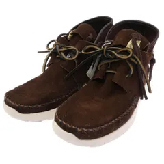 VISVIM ビズビム 19AW 0119202002001 UTE MOC TRAINER MID-FOLK　 ダークブラウン系 ベージュ系 US8【極上美品】【中古】のサムネイル