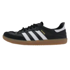 adidas アディダス IF0641 Samba Decon サンバ レザー ローカット スニーカー ブラック系 ホワイト系 ブラウン系 26.5cm【中古】