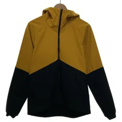 【中古】　TIGORA　ナイロンジャンパー　フード　フルジップ　無地　切替　古着　/0141