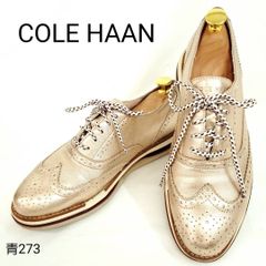 COLEHAAN コールハーンウィングチップ ニット スニーカー ゴールド