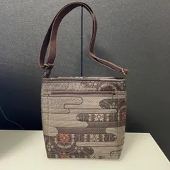ハンドメイド　着物リメイク　ショルダーバッグ　12 大島紬