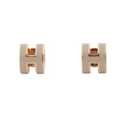 エルメス ピアス ミニ・ポップアッシュ マロングラッセ/ピンクゴールド金具 HERMES アクセサリー