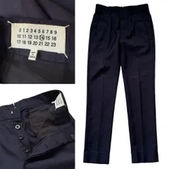 Maison Margiela 14 ウールスラックス ネイビー 44のサムネイル