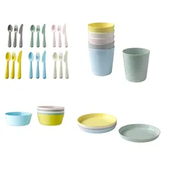 IKEA 希少　キッズ　陶器ままごと ギフト袋　ナフキン　エプロン　食器 2026年最新】ikea おままごと 食器の人気アイテム - メルカリ