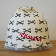 TK SAPKID　キッズ・ボーイズ　ニット帽　模様入　サイズ５４cm〜５８cm　キャップ　帽子　白色　[[4.4.]]のサムネイル
