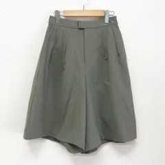 AMERI OTONA HALF PANTS WITH TANK SETUP ハーフパンツのみ ウエストゴム 接触冷感/UVカット ウォッシャブル素材 カーキ M ※タンクトップ欠品のサムネイル