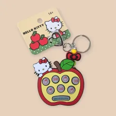 正規品ハローキティ りんご モグラ キーホルダー