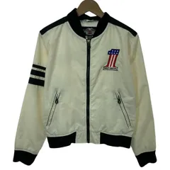 【中古】　HARLEY-DAVIDSON　ナイロンジャンパー　アウター　ワッペン　USA製　アメカジ　古着　/4387のサムネイル