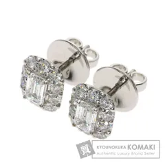 GRAFF グラフ エメラルドカット ダイヤモンド ピアス K18WG レディース [中古]のサムネイル