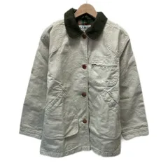 【中古】　L.L.Bean　ハンティングジャケット　80s vintage　80年代　ブルゾン　アウター　襟コーデュロイ　無地　フロントポケット　USA製　アウトドア　古着　/1151